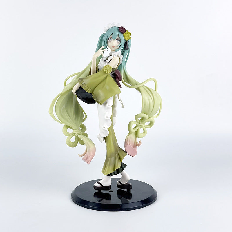 Hatsune Miku matcha dessert maid figure