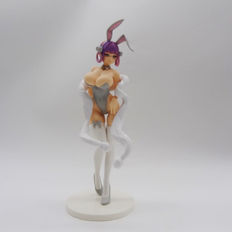 Original purple hair bunny girl figure
