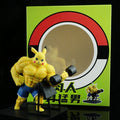 Pokemon Muscle Bodybuilder Pikachu Gym Dumbbell GK Statue