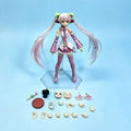 Vocaloid Miku cherry blossom theme movable figurine
