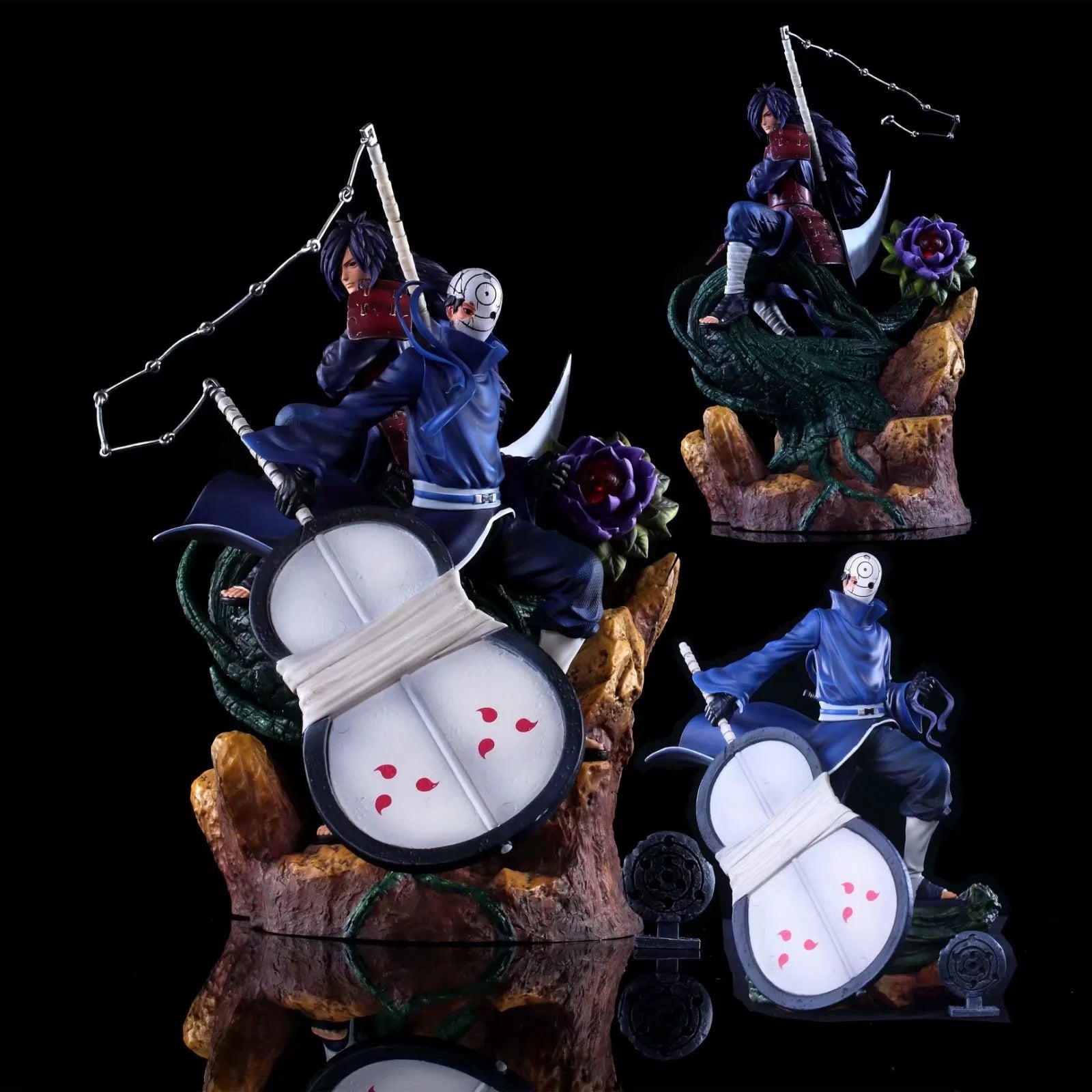 Naruto Uchiha Madara Obito white mask figure