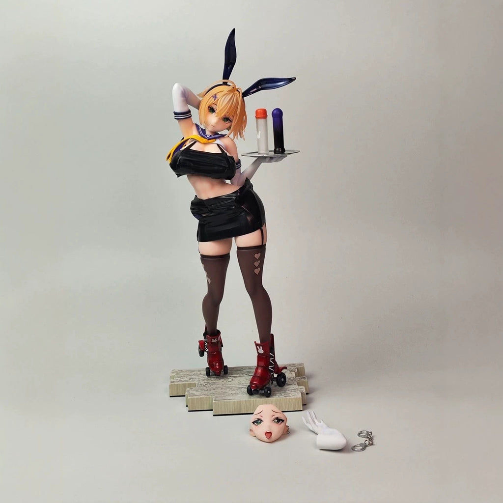 bunny girl roller skate waitress GK figure