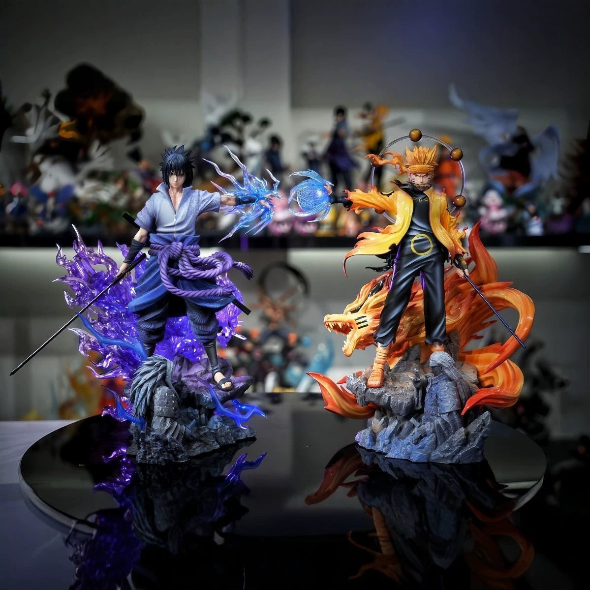 Naruto Six Paths & Sasuke Susanoo GK statue set