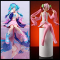 Sakura Miku + dream loungewear miku sitting figure