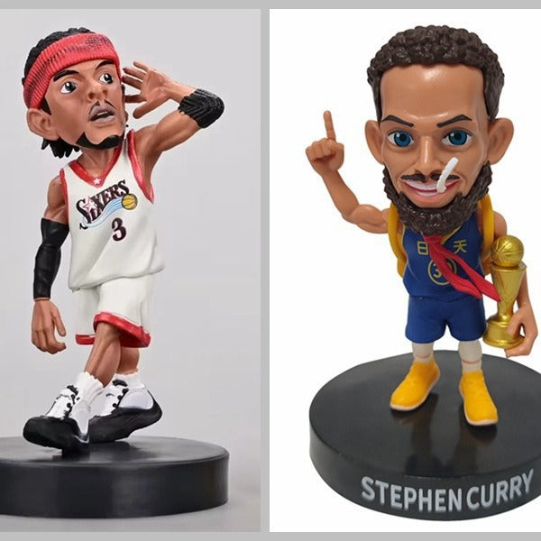 NBA basketball star statue