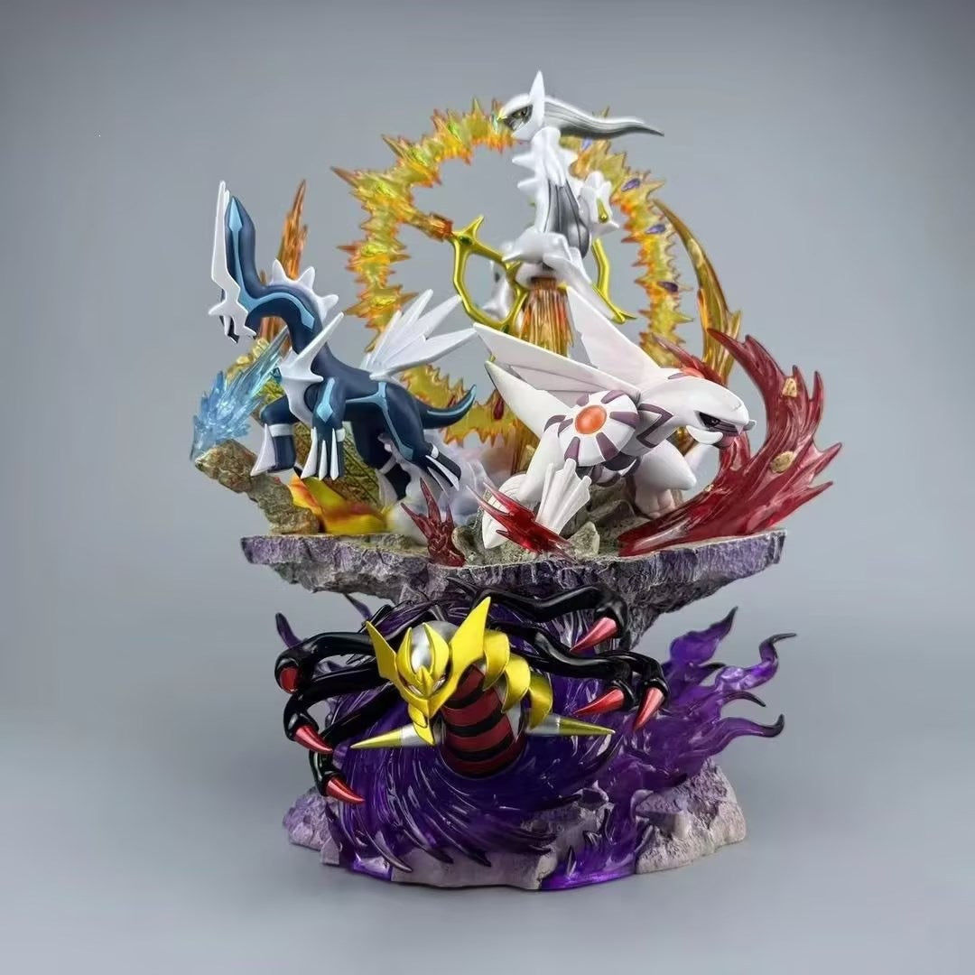 Pokemon Dialga Palkia Giratina Arceus statue