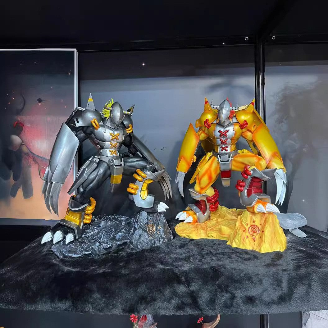 Digimon WarGreymon BlackWarGreymon GK statue