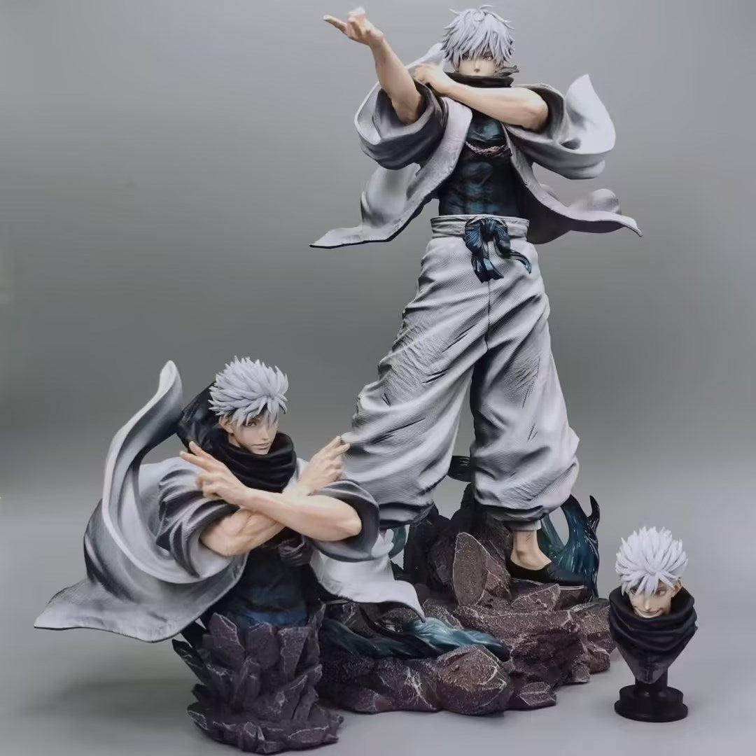 Jujutsu Battle: Wu Tiao Wu San Tou Carving Case Desktop Trendy Play Pendant Box Set Handmade