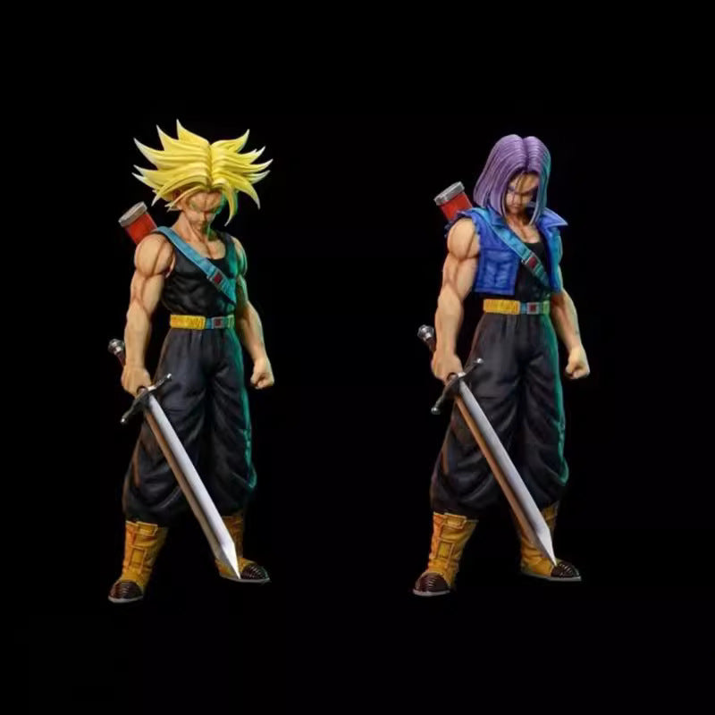 Dragon Ball Z Future Trunks figure with sword