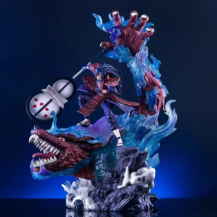 Naruto Madara Uchiha statue Kurama Susanoo