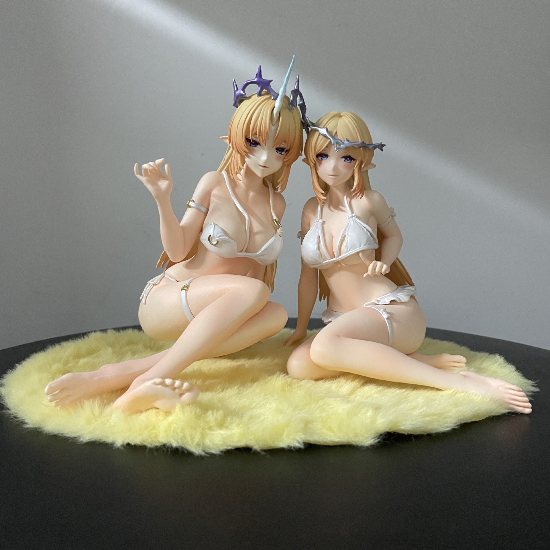 Original elf girl two‑figure set bikini anime figure