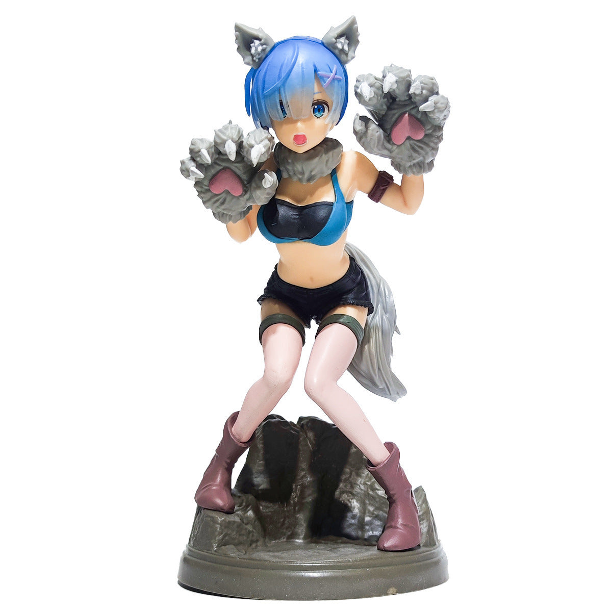 Re:Zero Rem Wolf Girl Beast Claw GK Statue