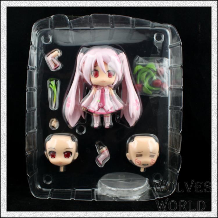 Hatsune Miku cherry blossom pink twin tails statue