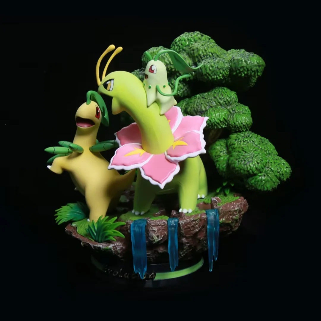 Pokemon Bayleef Meganium evolution GK statue
