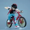 Pokemon Ash Ketchum Riding Bicycle Diorama Statue