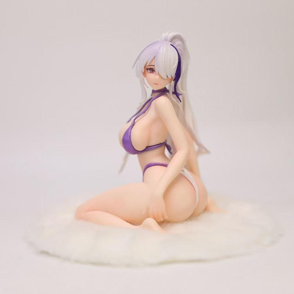Azur Lane Belfast purple bikini figure