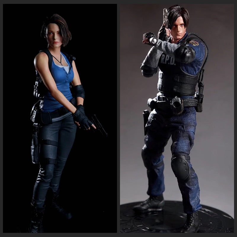 Resident Evil Leon S Kennedy RPD statue