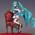 Hatsune Miku gothic dress chair figure