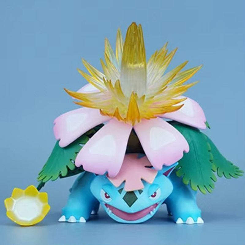 Pokemon Venusaur Solar Beam Flower Effect Diorama Statue