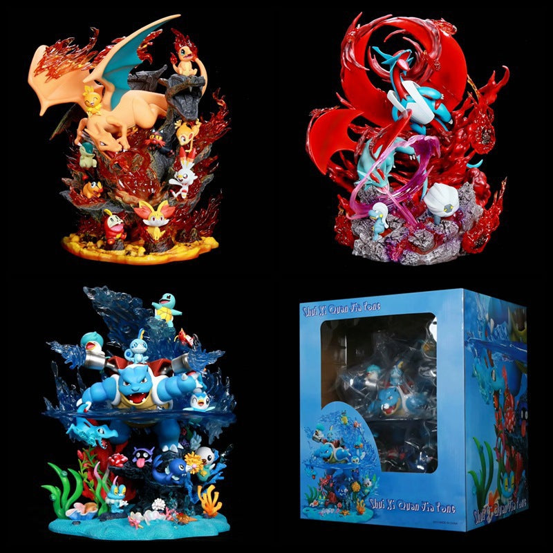 Pokemon Charmander‑Charmeleon‑Charizard Bagon‑Shelgon‑Salamence  Squirtle‑Wartortle‑Blastoise