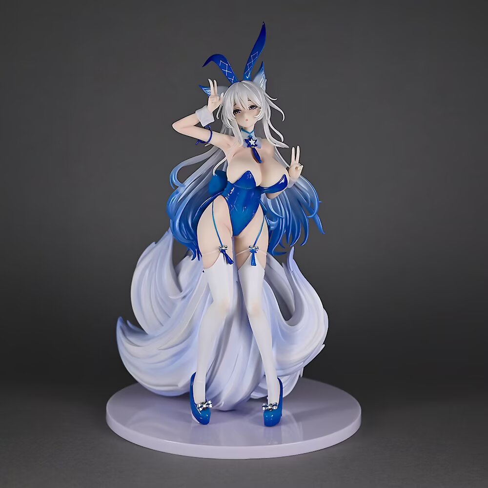 Azur Lane Shinano blue bunny girl figure