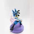 Pokemon Lucario Aura Sphere Battle Scene Diorama Statue