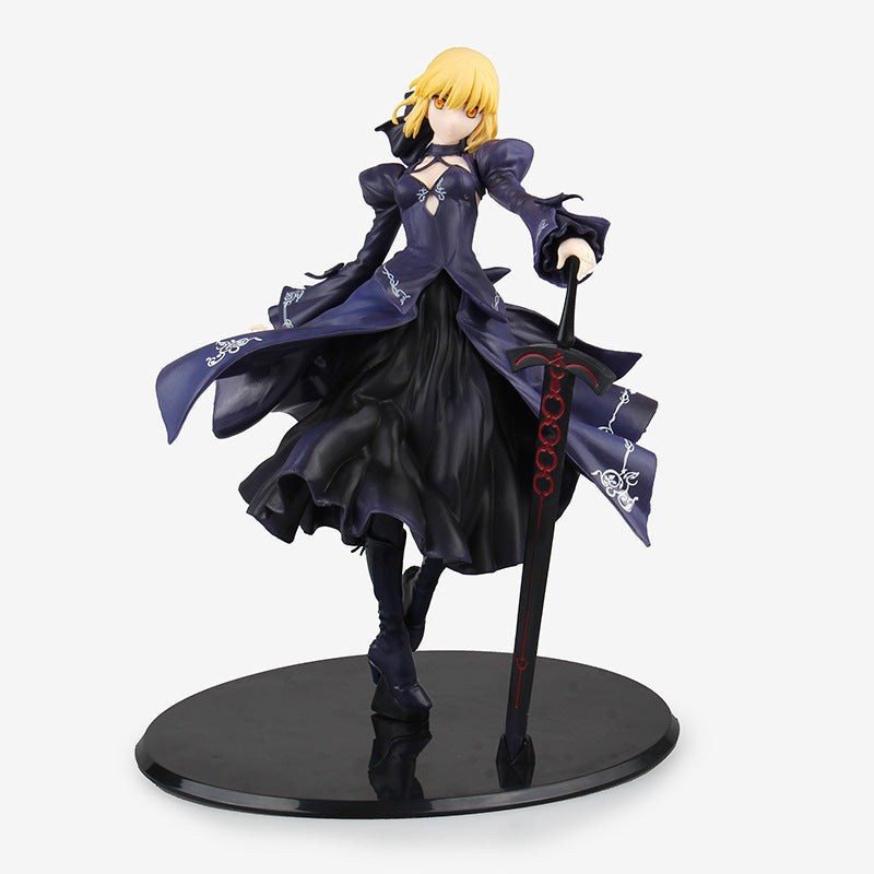 Altria Pendragon black dress statue