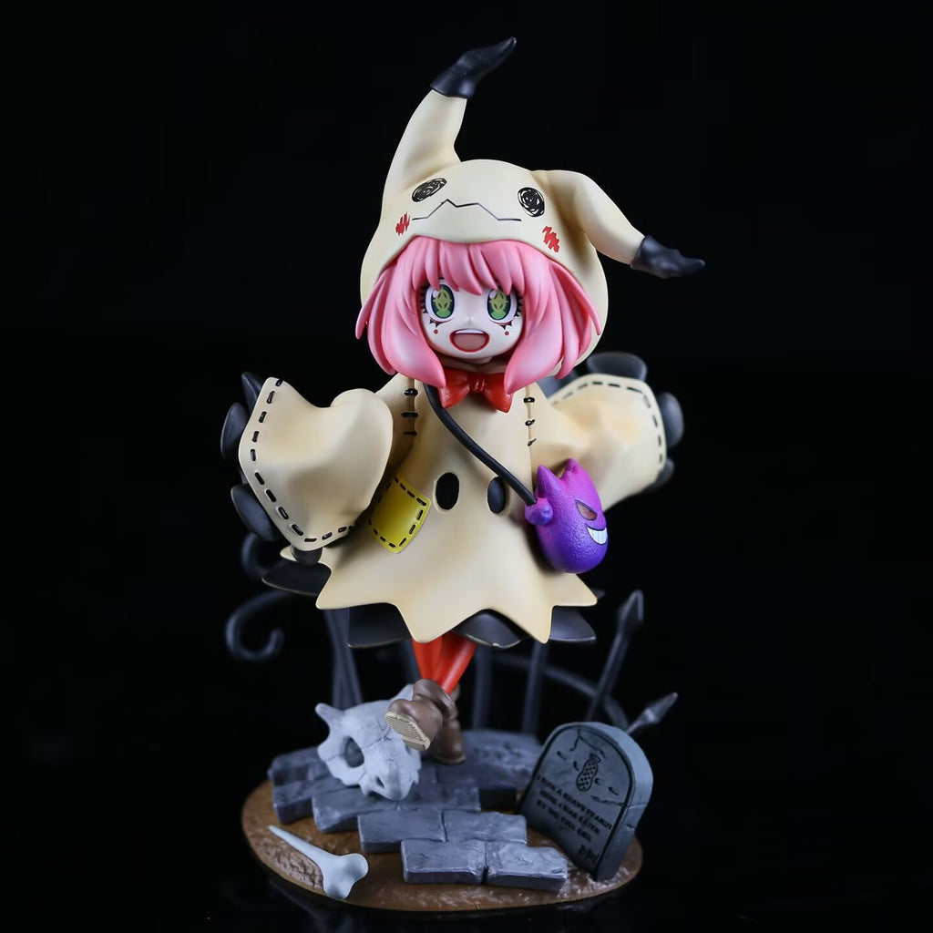 Spy x Family Anya Forger Cos Mimikyu Graveyard Diorama Statue