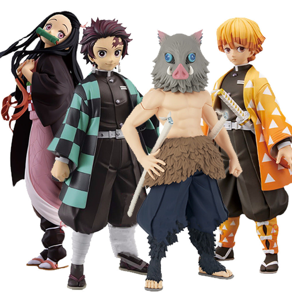 Demon Slayer figma set Tanjiro Nezuko Zenitsu Inosuke