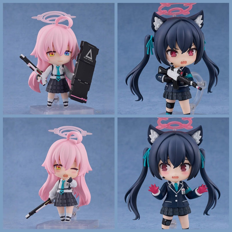 Blue Archive Nendoroid Hoshino Hina Kuromi Serika set