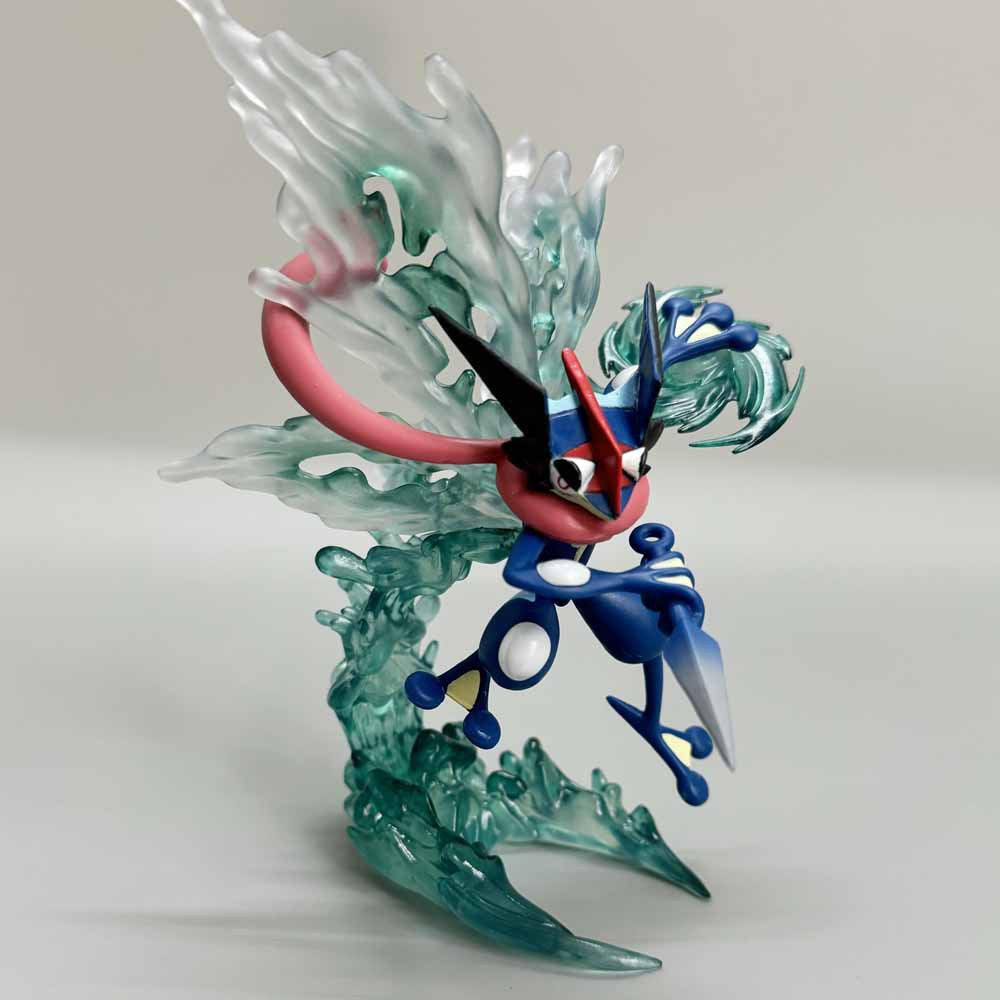 Pokemon Ash‑Greninja with Water‑Flow Effect Scene Statue