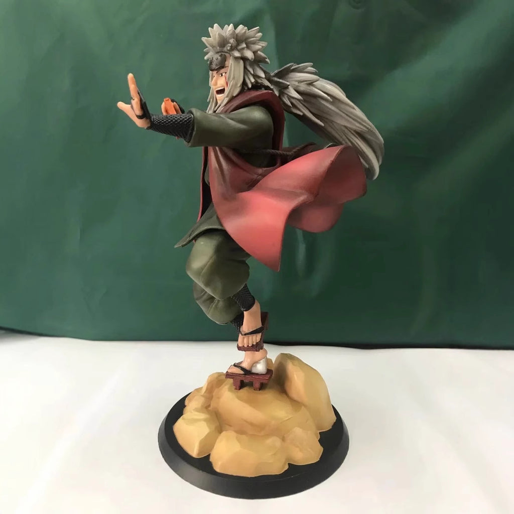 Naruto GK Jiraiya Statue Scene Model Desktop Ornament Box Set Handmade