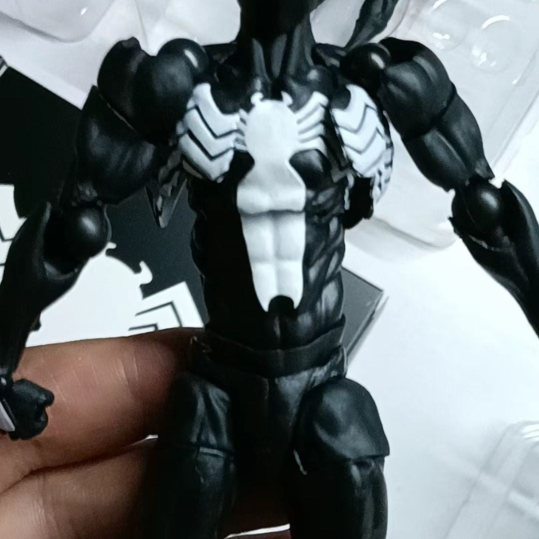 Marvel Scarlet Spider Symbiote Spider‑Man action figure set