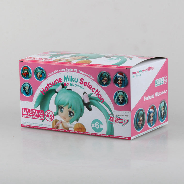 Hatsune Miku 6‑pcs nendoroid style mini figure set
