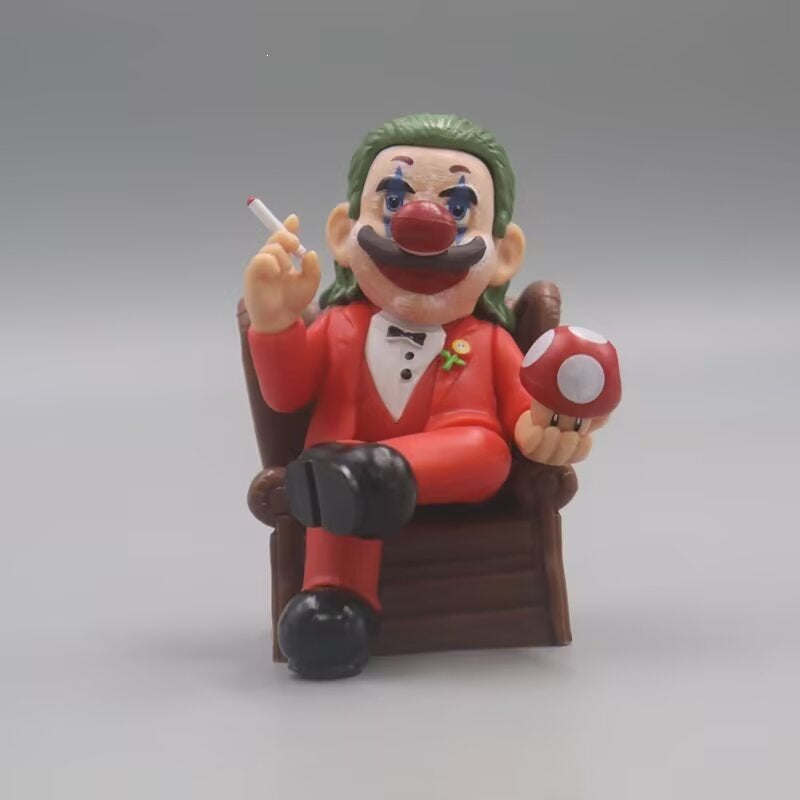 Joker super Mario Godfather suit set figure