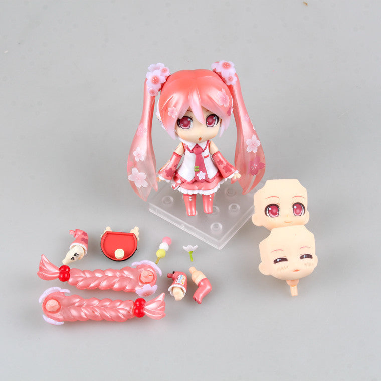 Hatsune Miku cherry blossom q version chibi figure