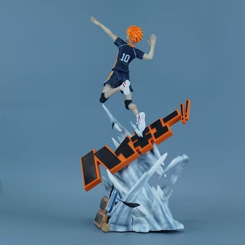 Haikyuu!! Oikawa Tōru Hinata Shōyō Jumping Scene Statue Model Gift Set Handmade Set