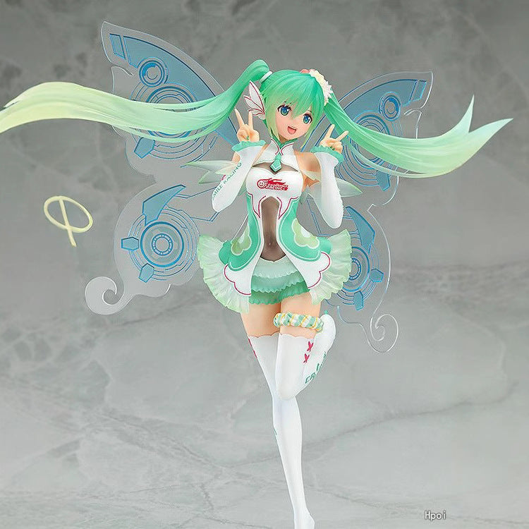 Hatsune Miku racing ver transparent wing statue