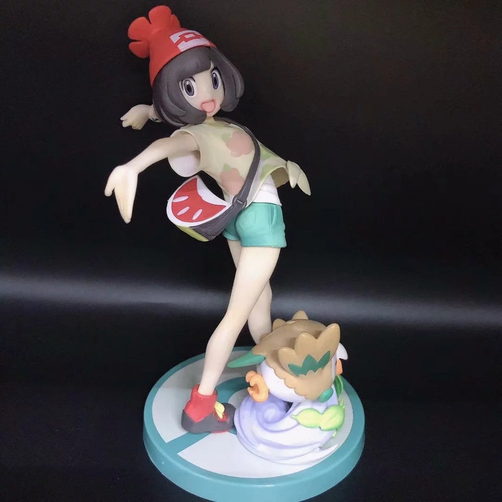 Pokemon Sun Moon Selene & Rowlet GK Statue
