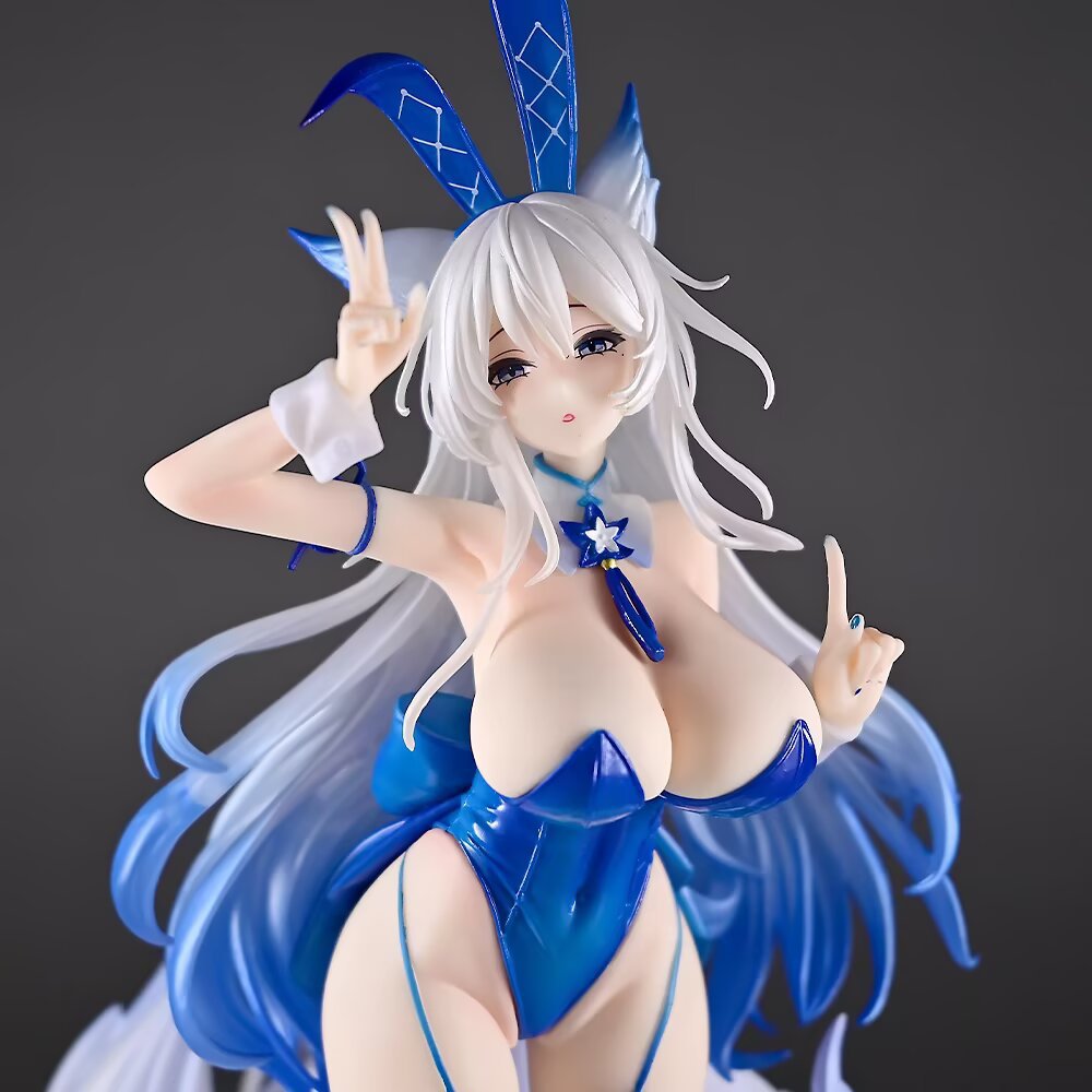 Azur Lane Shinano blue bunny girl figure