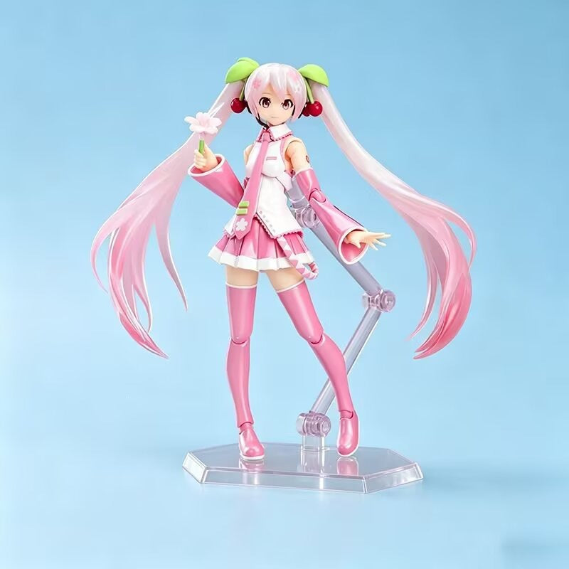 Vocaloid Miku cherry blossom theme movable figurine
