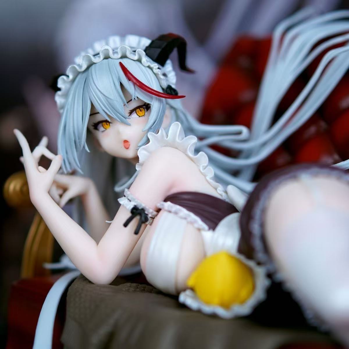 Azur Lane Aegir maid Sleeping sofa model figurine box set figurine
