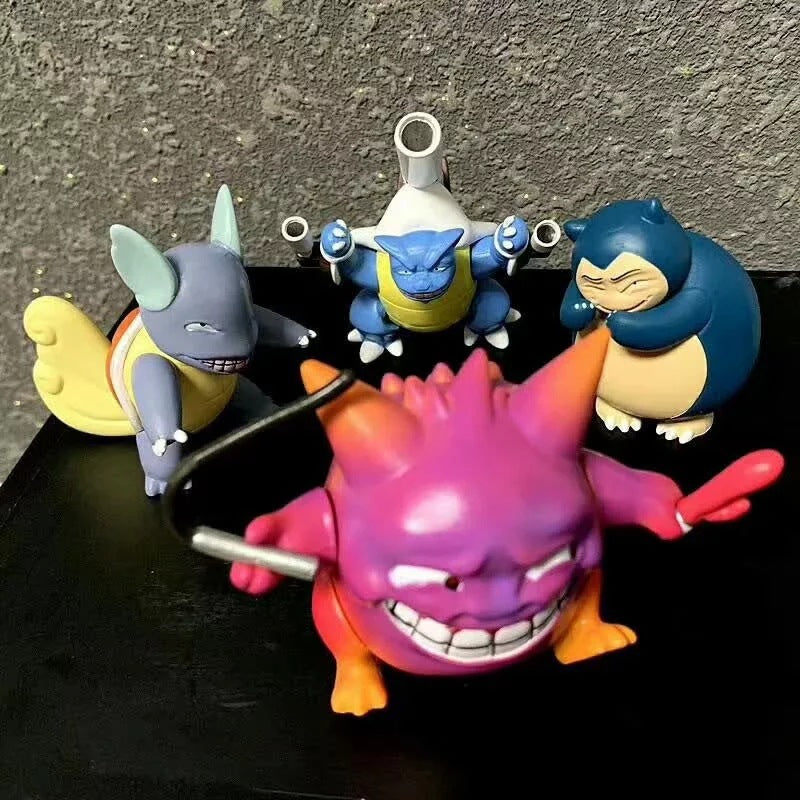 Funny Meme Expression Pokemon GK Statue Set