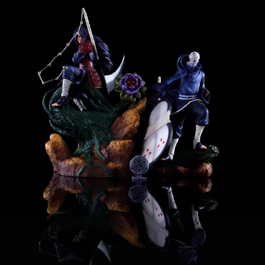 Naruto Uchiha Madara Obito white mask figure