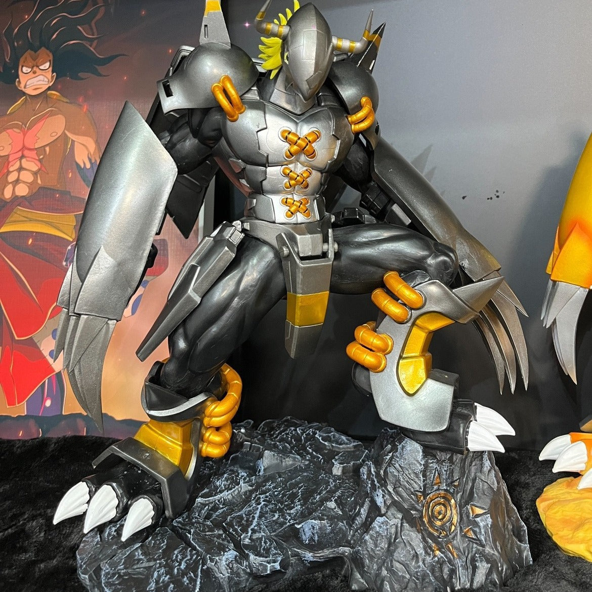 Digimon WarGreymon BlackWarGreymon GK statue