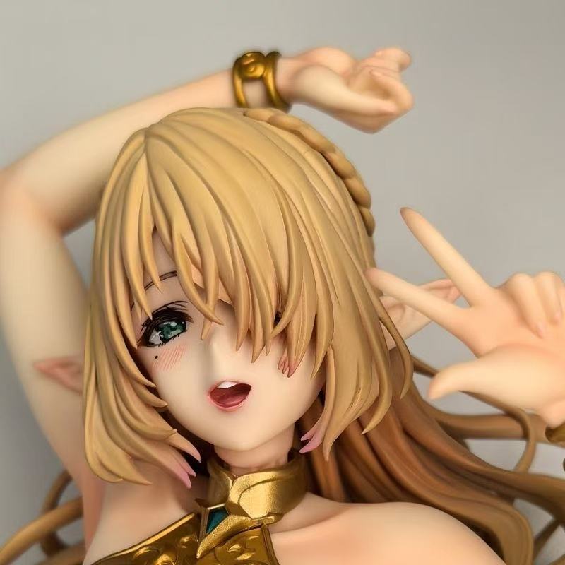 blonde twin tail bunny dress anime figure 1/4