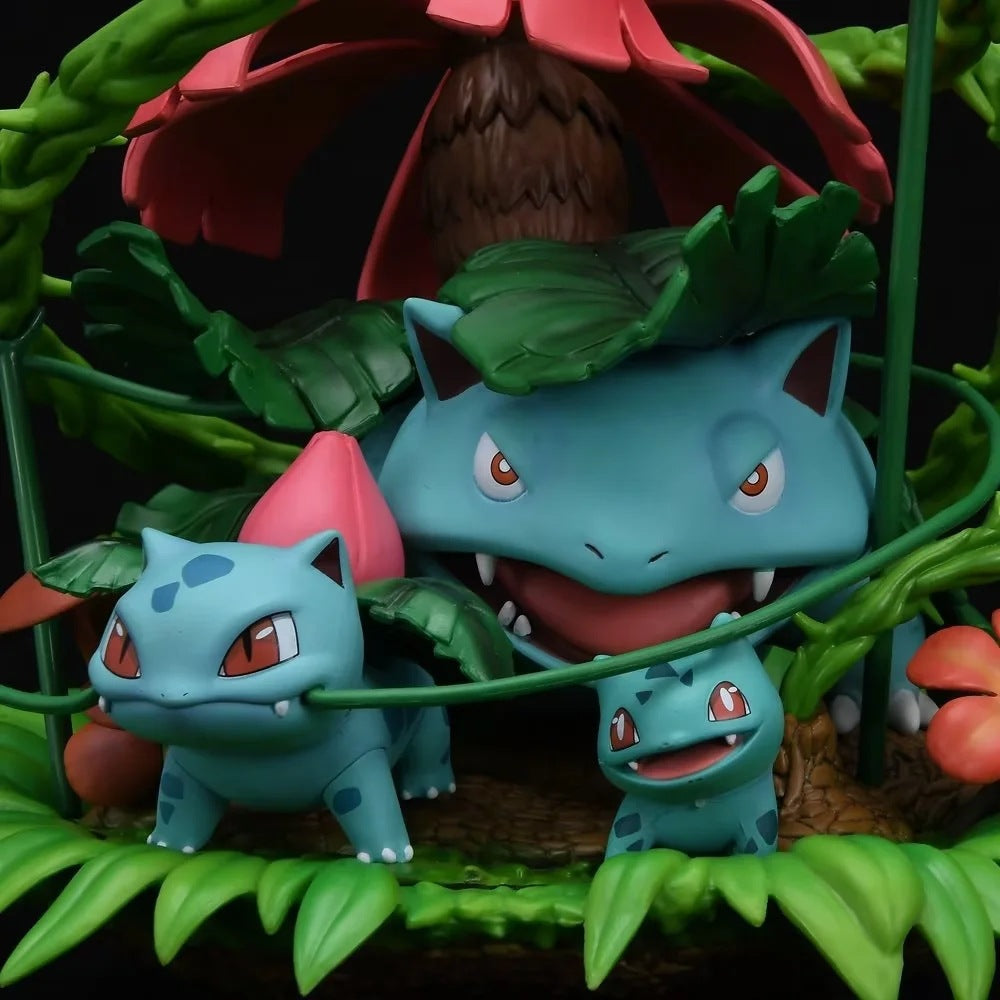 Pokemon Bulbasaur Ivysaur Venusaur GK Diorama Statue