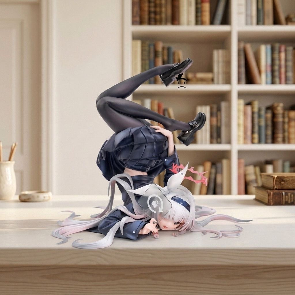 Blue Archive Azusa & Shiroko upside down figure set