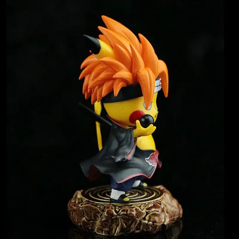 Pokemon × Naruto Crossover Pikachu Cos Pain Akatsuki GK Statue