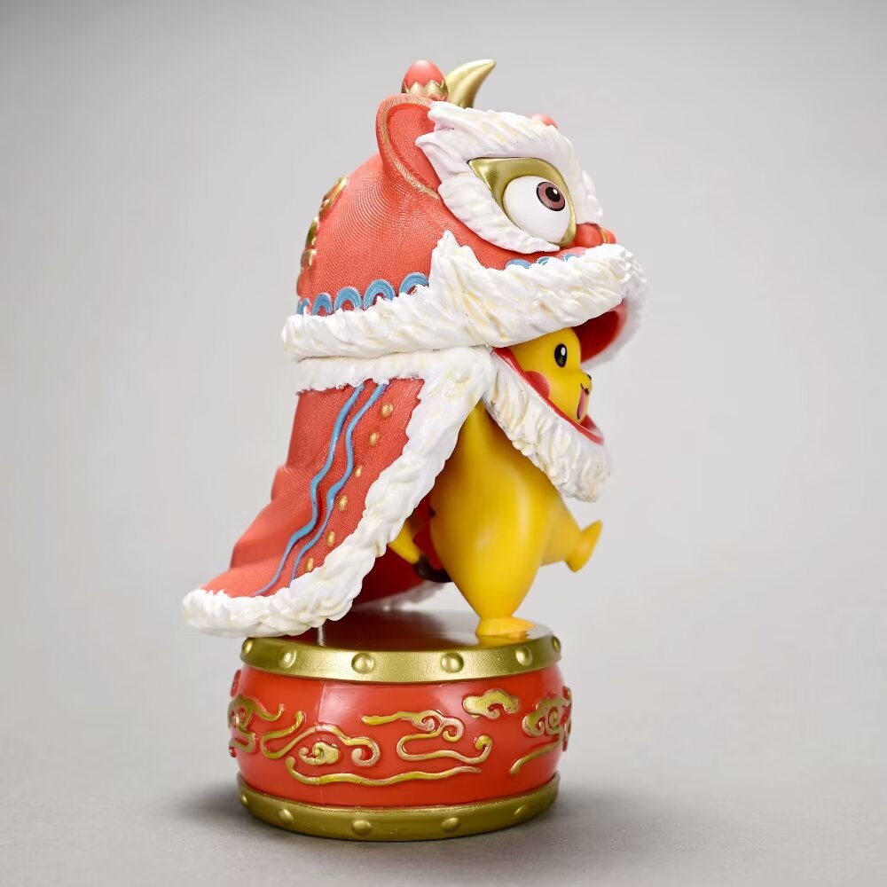 Pokemon Pikachu Chinese Lion Dance GK Statue